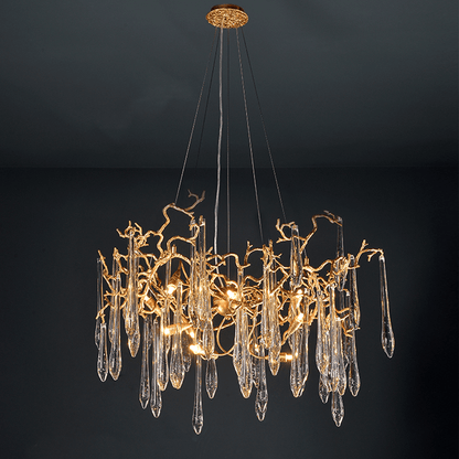 Cecily Modern Crystal Branch Chandelier - Lightings Menu