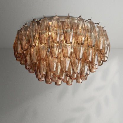 Chiaran Glass Flushmount - Lightings Menu