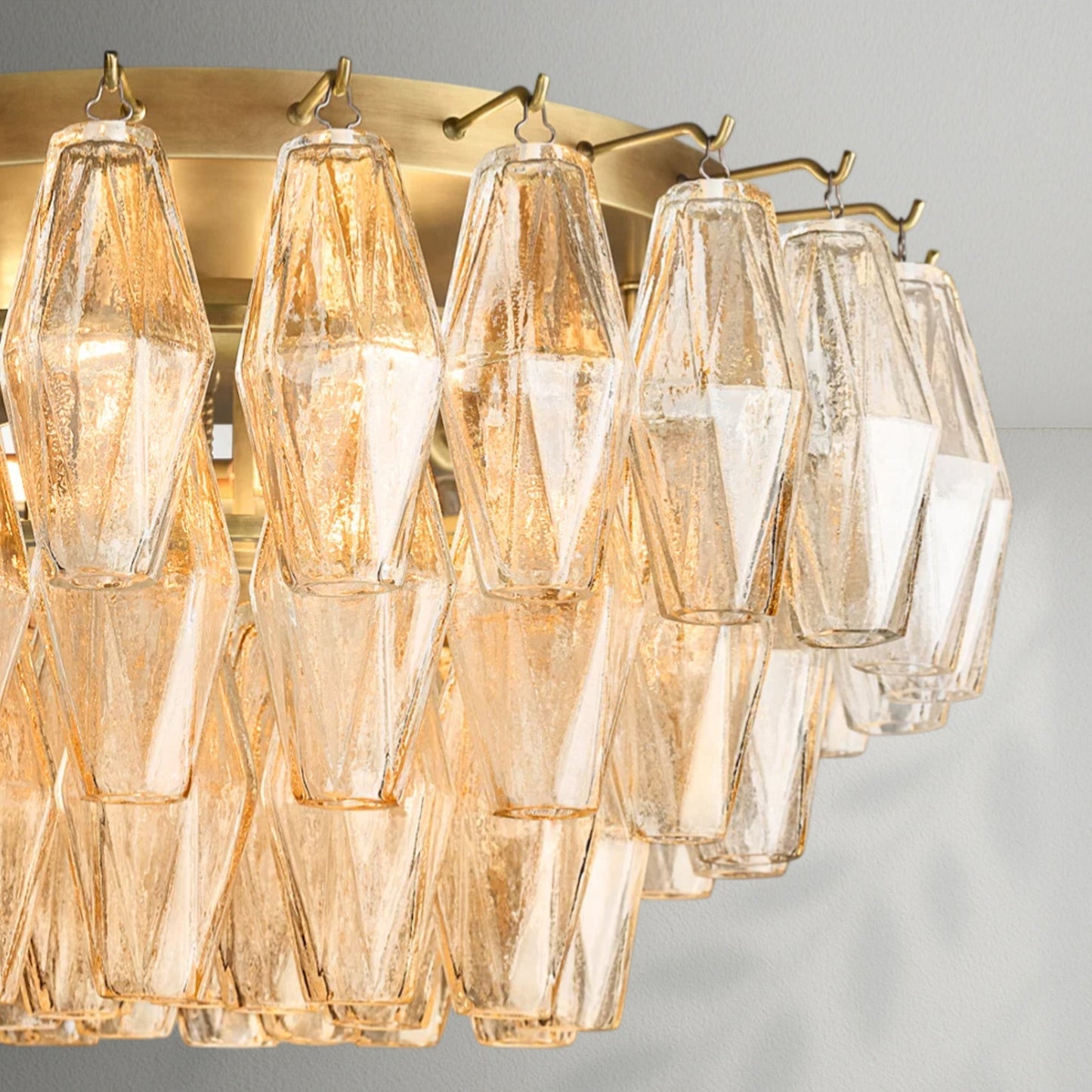 Chiaran Glass Flushmount - Lightings Menu