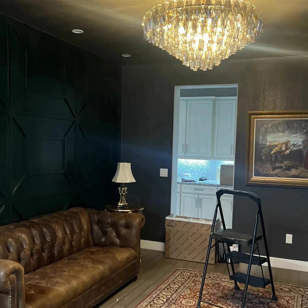 Chiaran Glass Tiered Round Chandelier - Lightings Menu