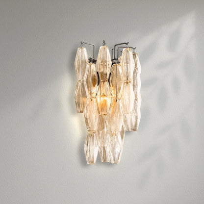 Chiaran Glass Wall Sconce - Lightings Menu