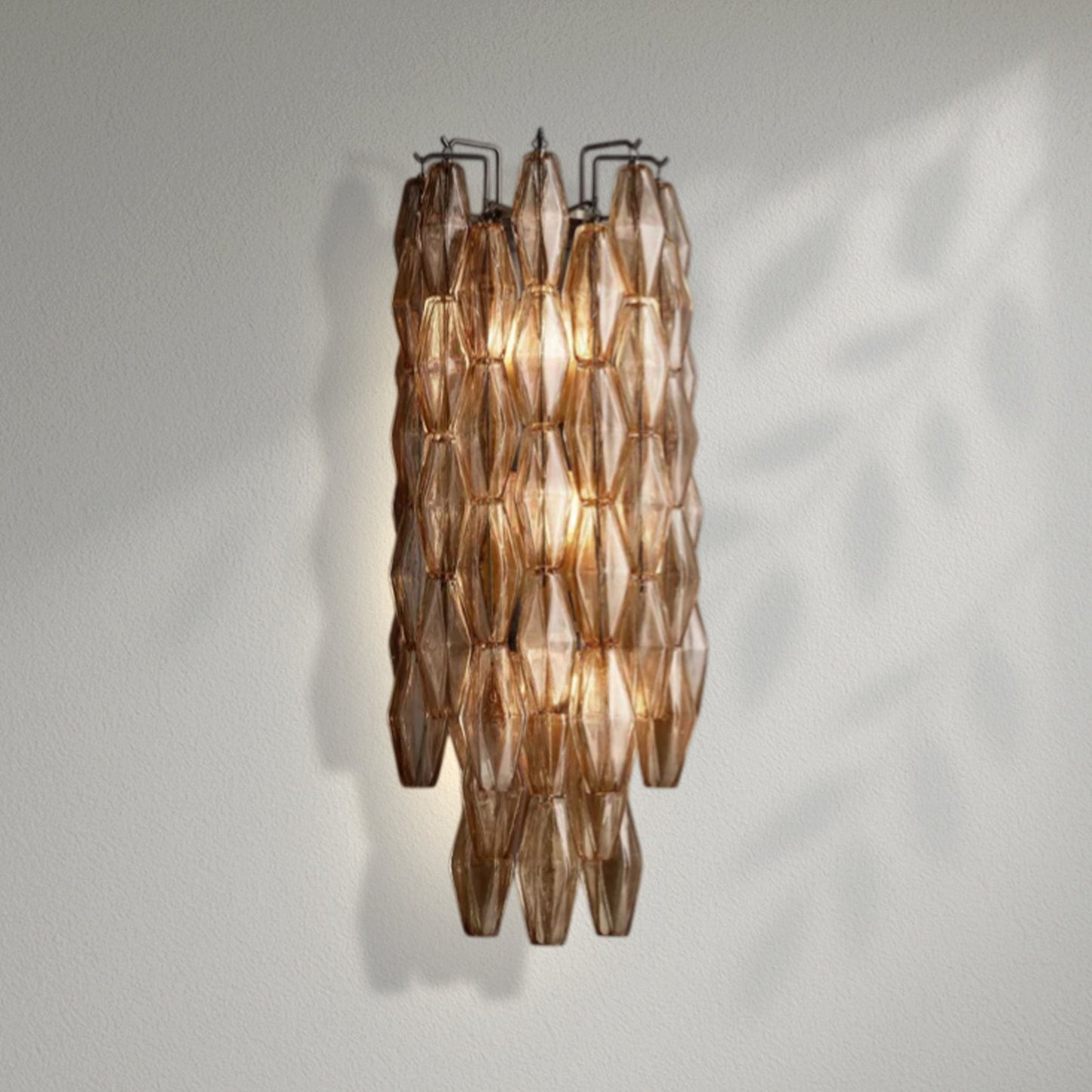 Chiaran Glass Wall Sconce - Lightings Menu