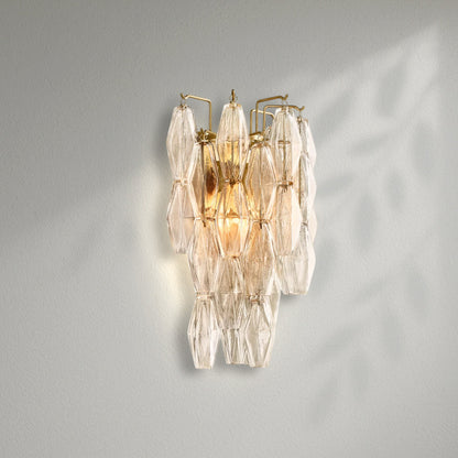 Chiaran Glass Wall Sconce - Lightings Menu