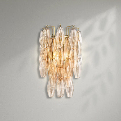 Chiaran Glass Wall Sconce - Lightings Menu