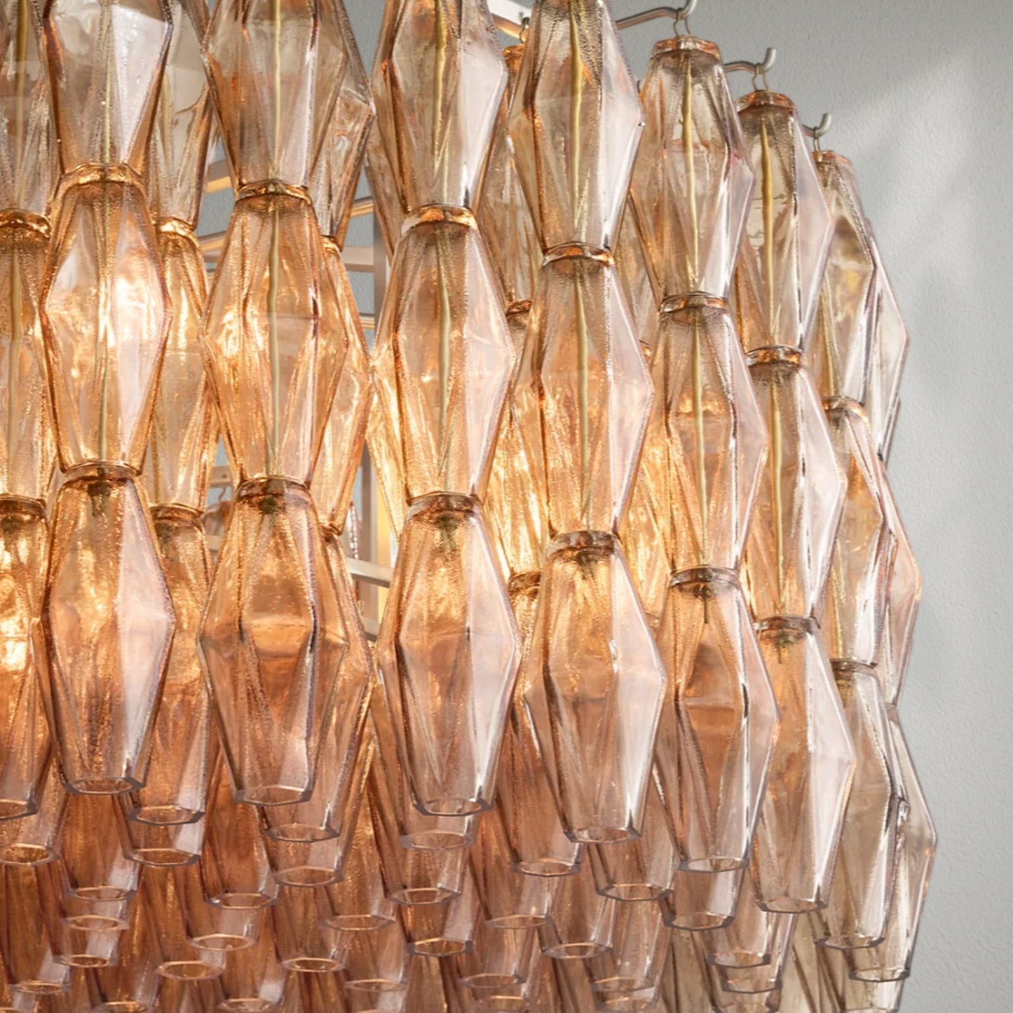 Chiaran Smoke Glass Round Chandelier - Lightings Menu