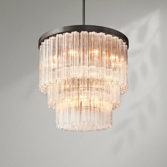 Cielu 3 - Tier Round Chandelier - Lightings Menu