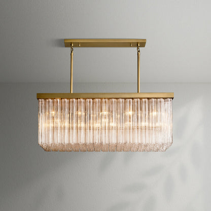 Cielu Rectangular Chandelier - Lightings Menu