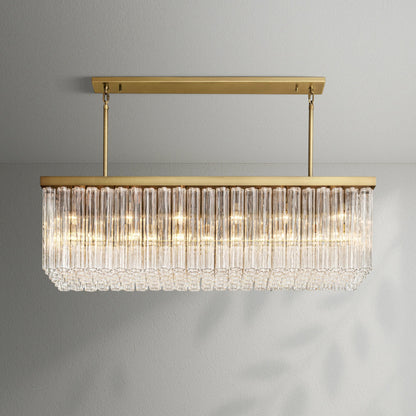 Cielu Rectangular Chandelier - Lightings Menu