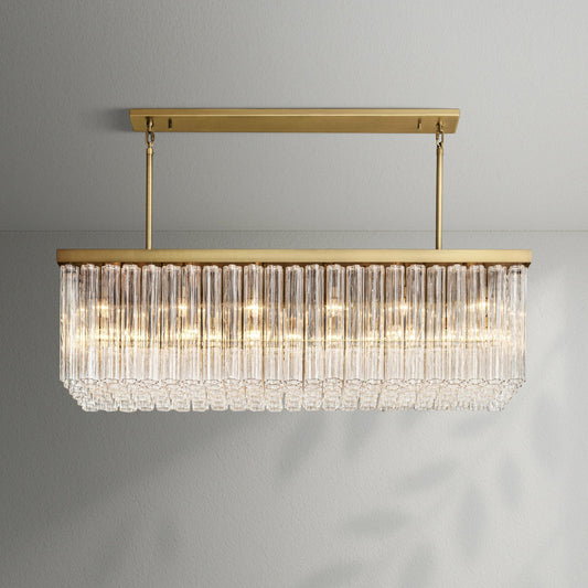 Cielu Rectangular Chandelier - Lightings Menu