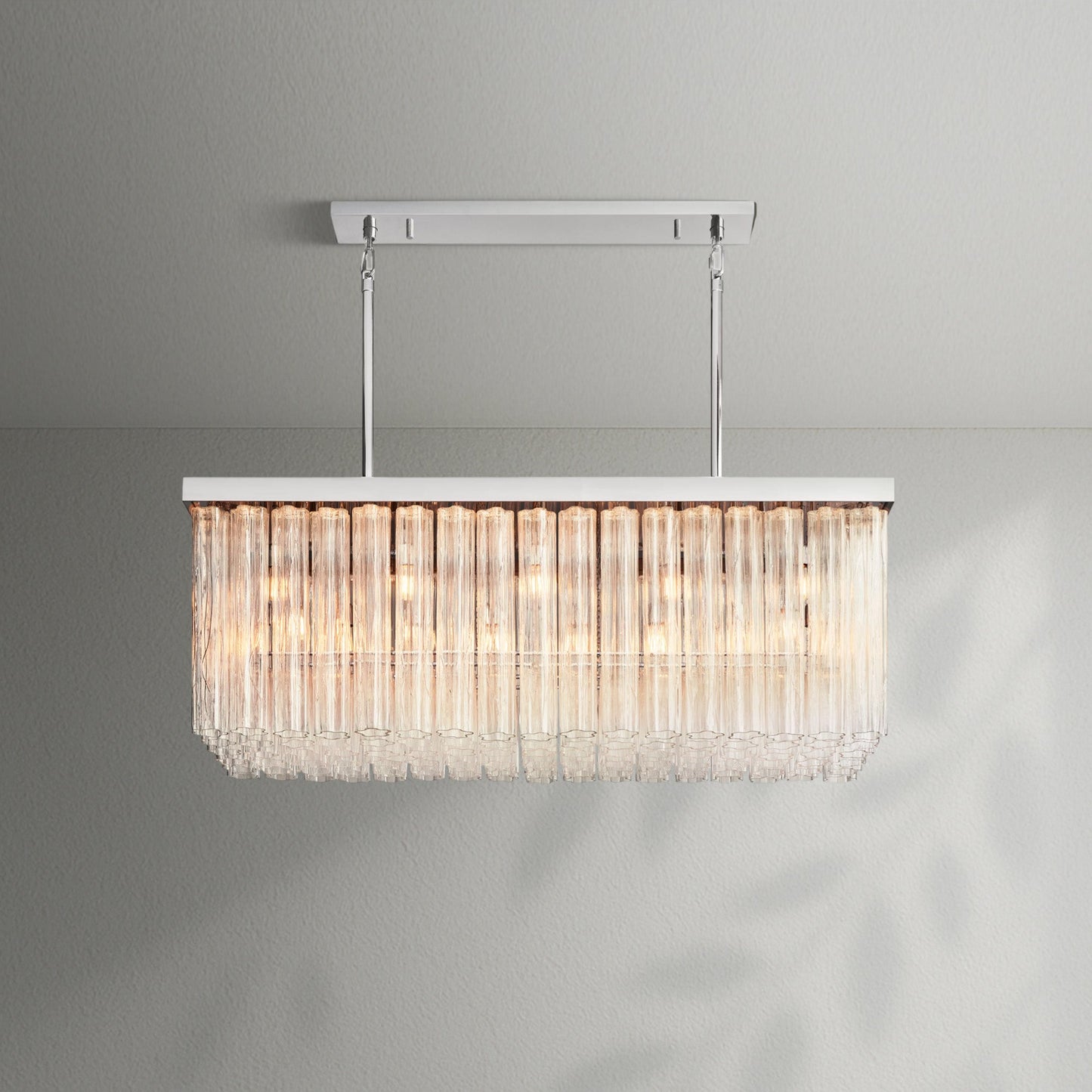 Cielu Rectangular Chandelier - Lightings Menu
