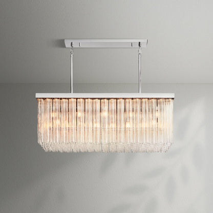 Cielu Rectangular Chandelier - Lightings Menu