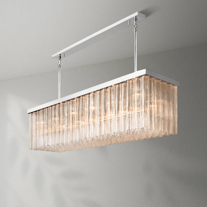Cielu Rectangular Chandelier - Lightings Menu