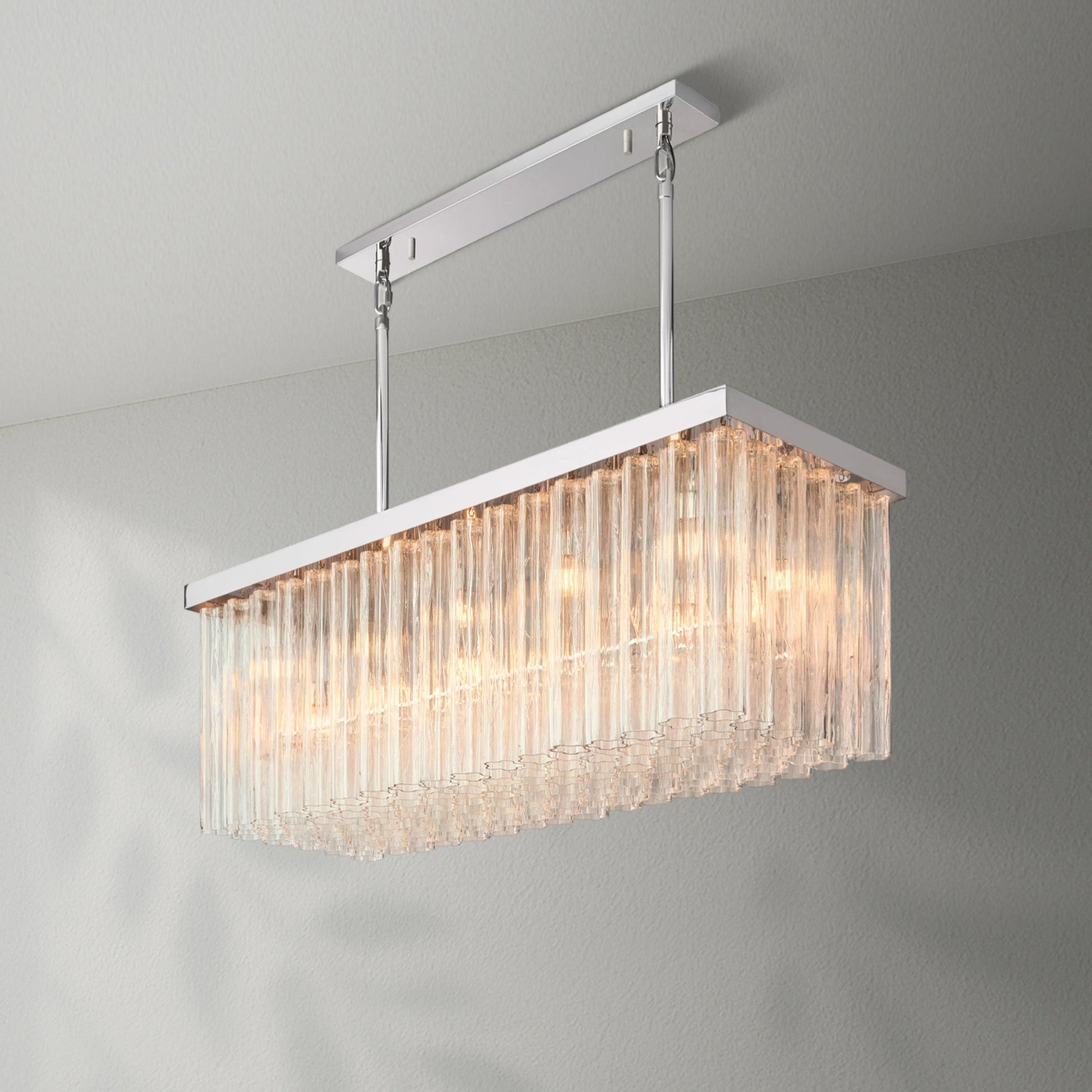 Cielu Rectangular Chandelier - Lightings Menu