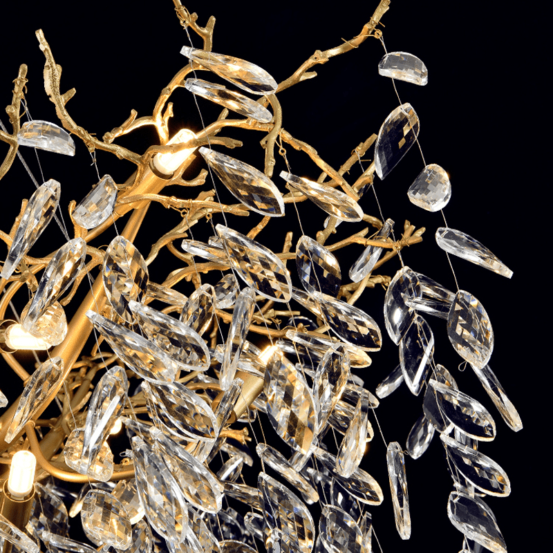 Cleo Branch Crystal Chandelier Light - Lightings Menu