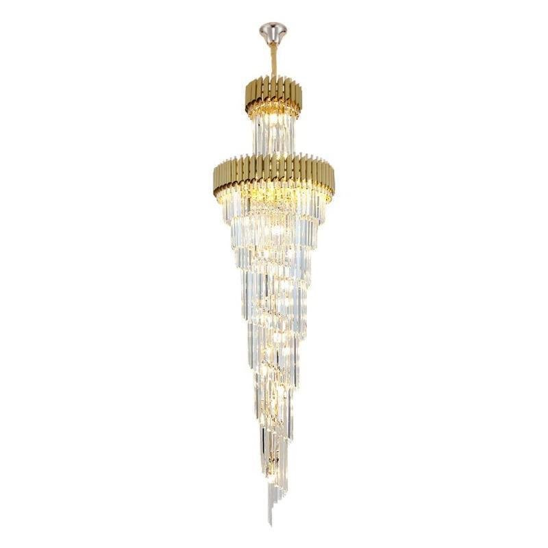 Cyrus Multiple Tier Crystal Chandelier - Lightings Menu