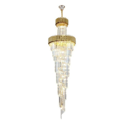 Cyrus Multiple Tier Crystal Chandelier - Lightings Menu