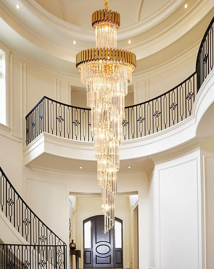 Cyrus Multiple Tier Crystal Chandelier - Lightings Menu