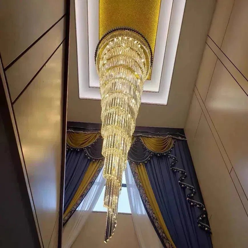 Cyrus Multiple Tier Crystal Chandelier - Lightings Menu