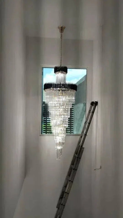 Cyrus Multiple Tier Crystal Chandelier - Lightings Menu