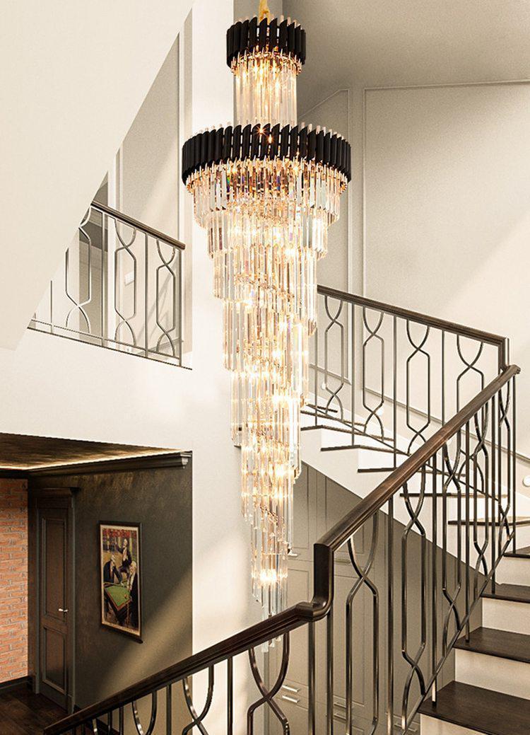 Cyrus Multiple Tier Crystal Chandelier - Lightings Menu