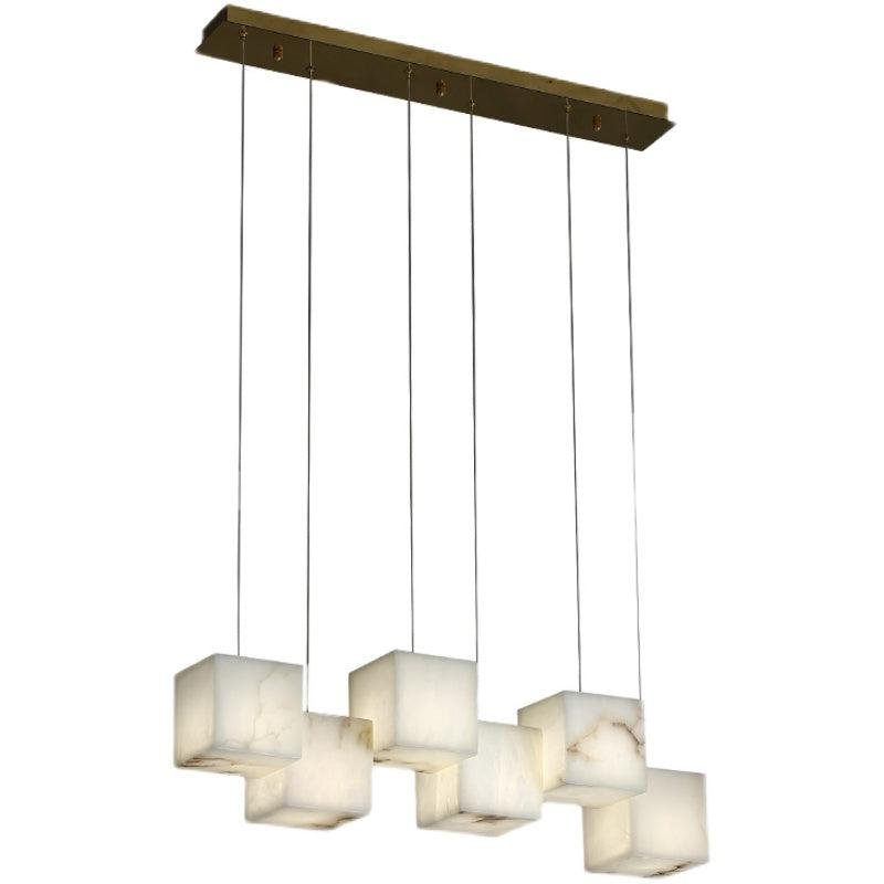 Dave Alabaster Cubic Pendant - Lightings Menu