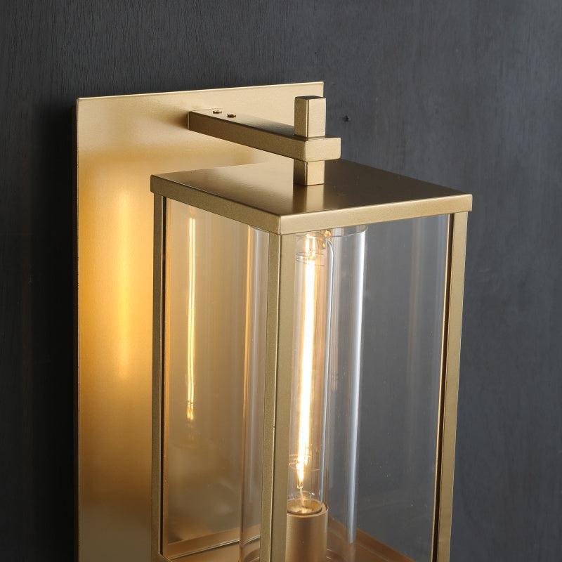 Deapx Square Modern Glass Wall Sconce 16"H 23'’H - Lightings Menu