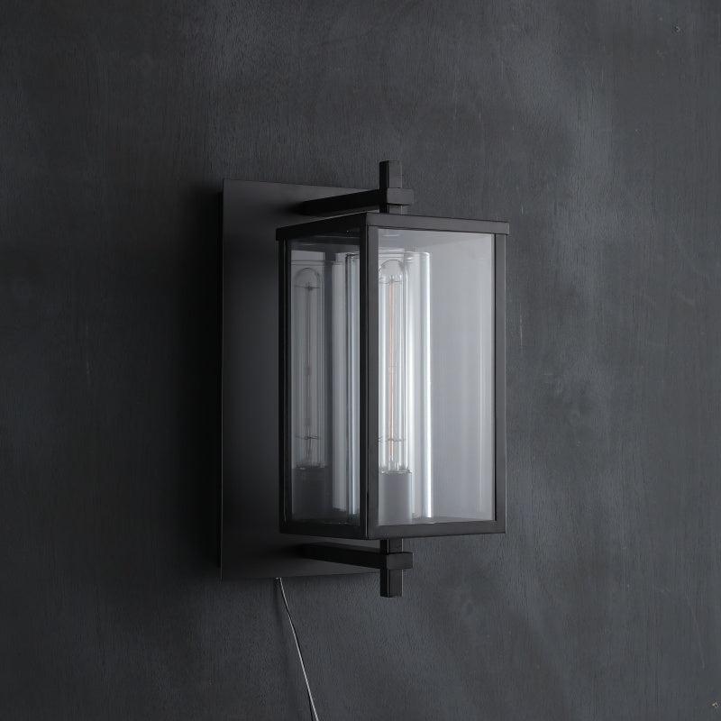 Deapx Square Modern Glass Wall Sconce 16"H 23'’H - Lightings Menu