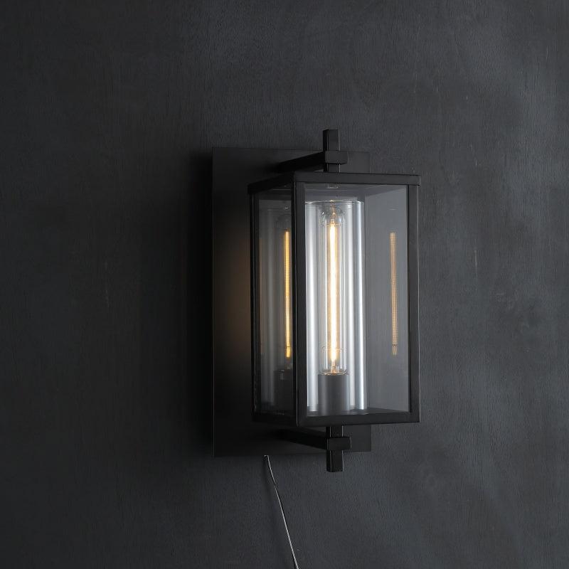 Deapx Square Modern Glass Wall Sconce 16"H 23'’H - Lightings Menu