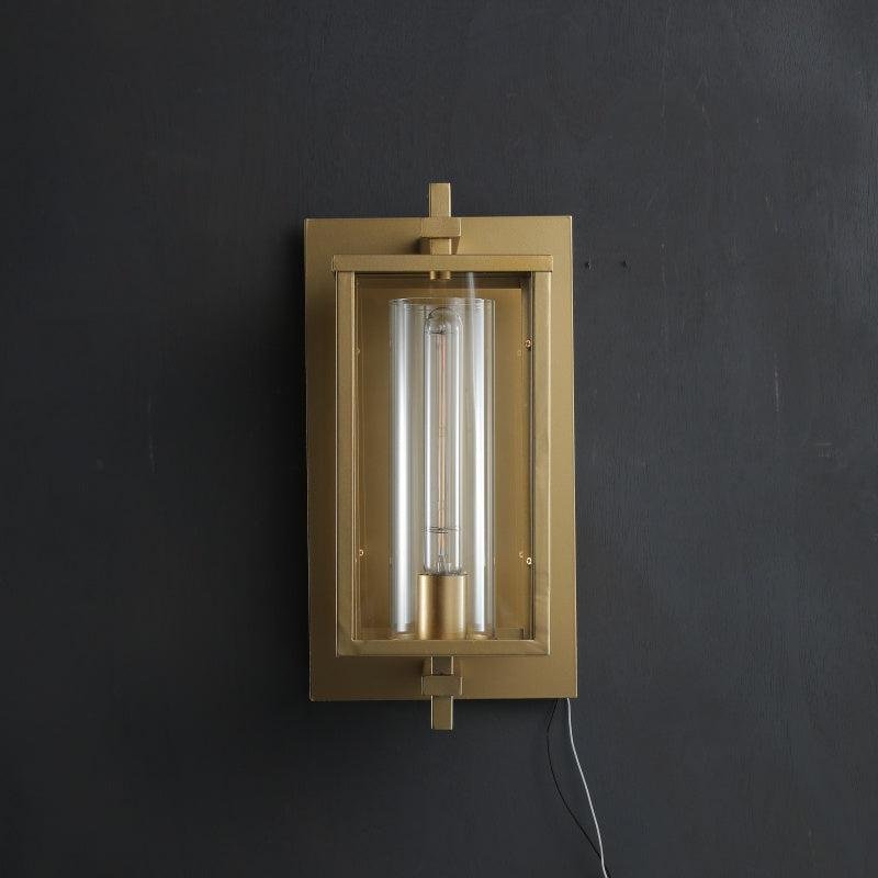 Deapx Square Modern Glass Wall Sconce 16"H 23'’H - Lightings Menu