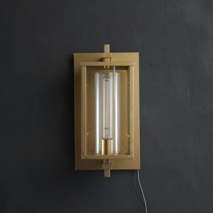 Deapx Square Modern Glass Wall Sconce 16"H 23'’H - Lightings Menu