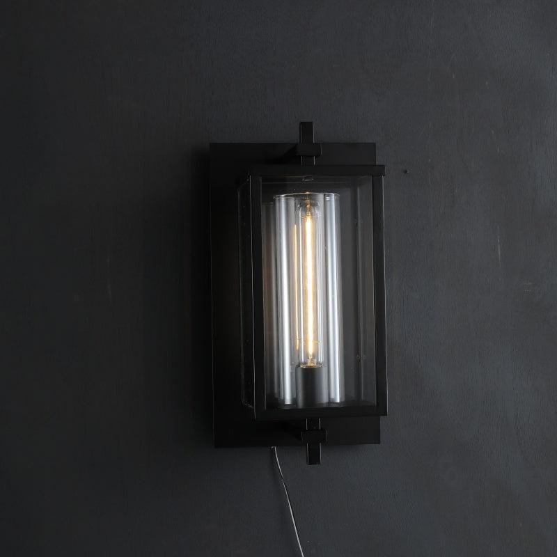 Deapx Square Modern Glass Wall Sconce 16"H 23'’H - Lightings Menu