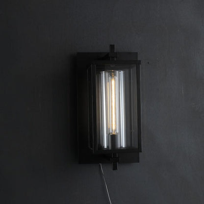 Deapx Square Modern Glass Wall Sconce 16"H 23'’H - Lightings Menu