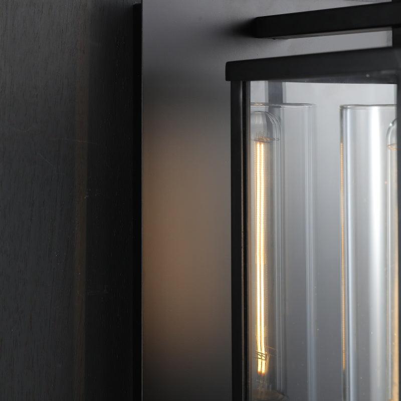 Deapx Square Modern Glass Wall Sconce 16"H 23'’H - Lightings Menu