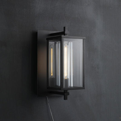 Deapx Square Modern Glass Wall Sconce 16"H 23'’H - Lightings Menu