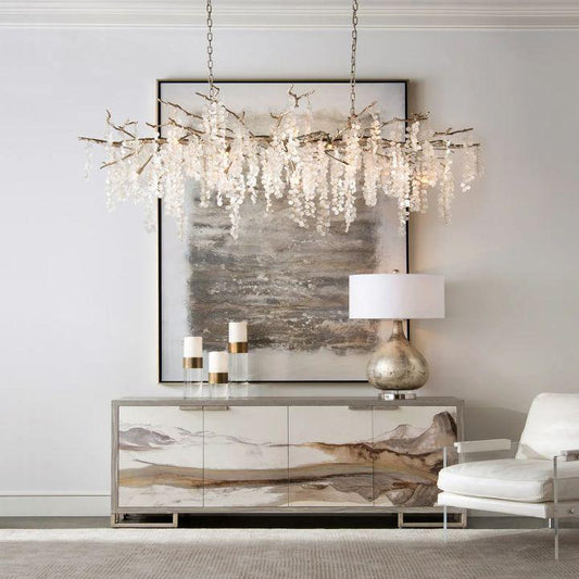 Donna 15 - Light Glass Chandelier - Lightings Menu