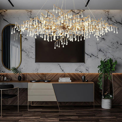 Drios Rain Chandelier - Lightings Menu