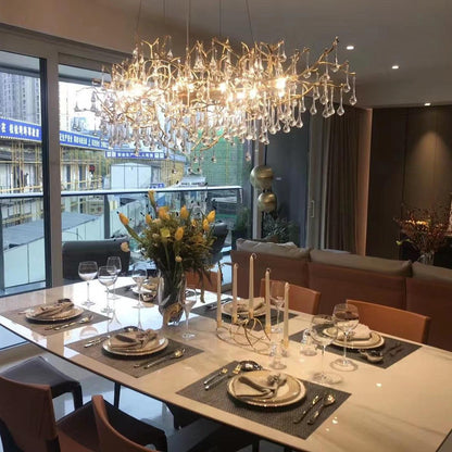 Drios Rain Chandelier - Lightings Menu