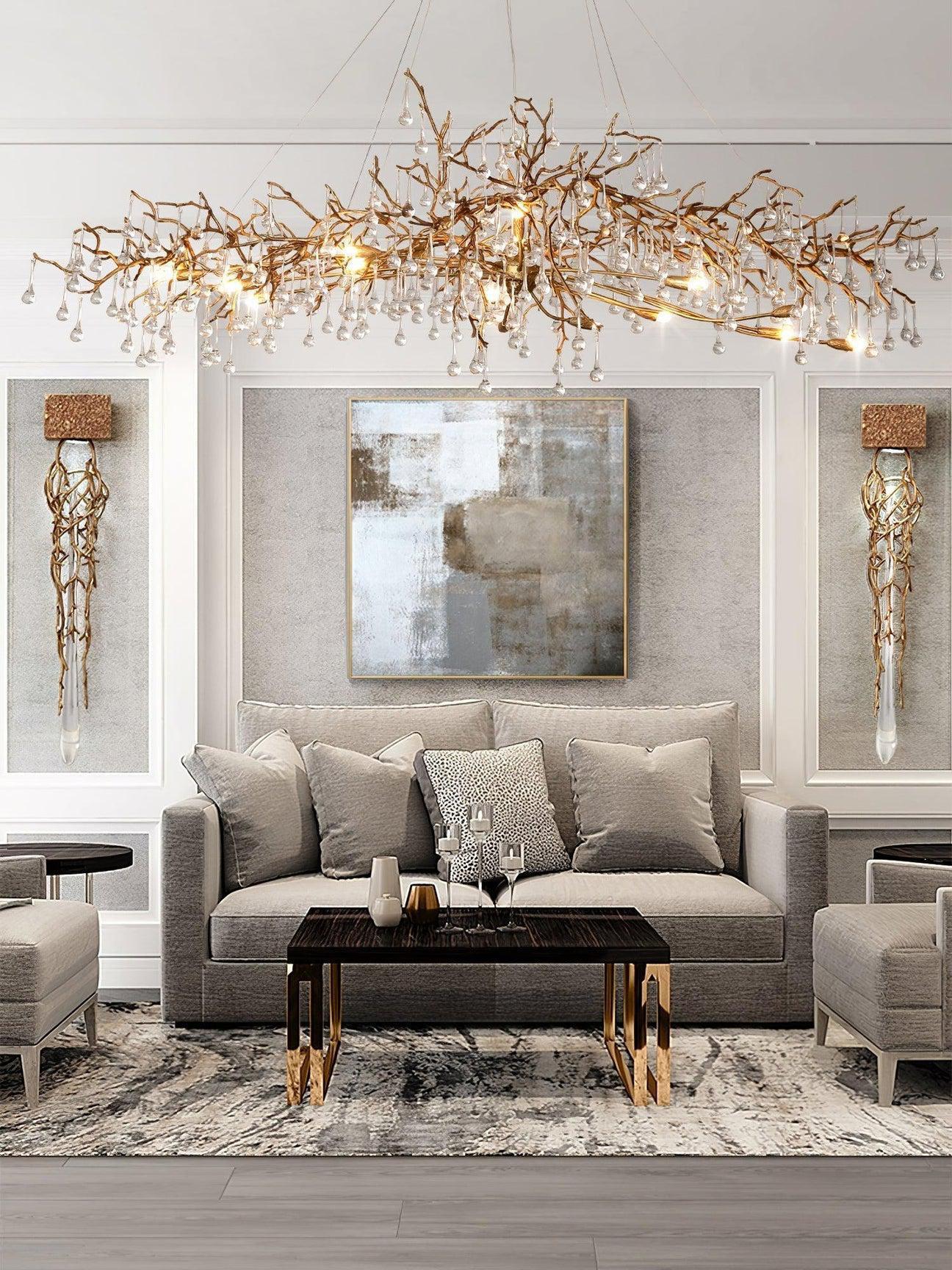 Drios Rain Chandelier - Lightings Menu