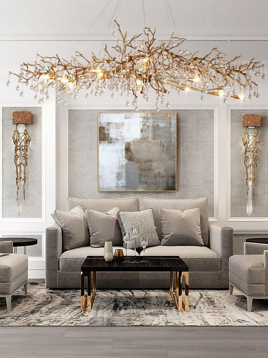 Drios Rain Chandelier - Lightings Menu