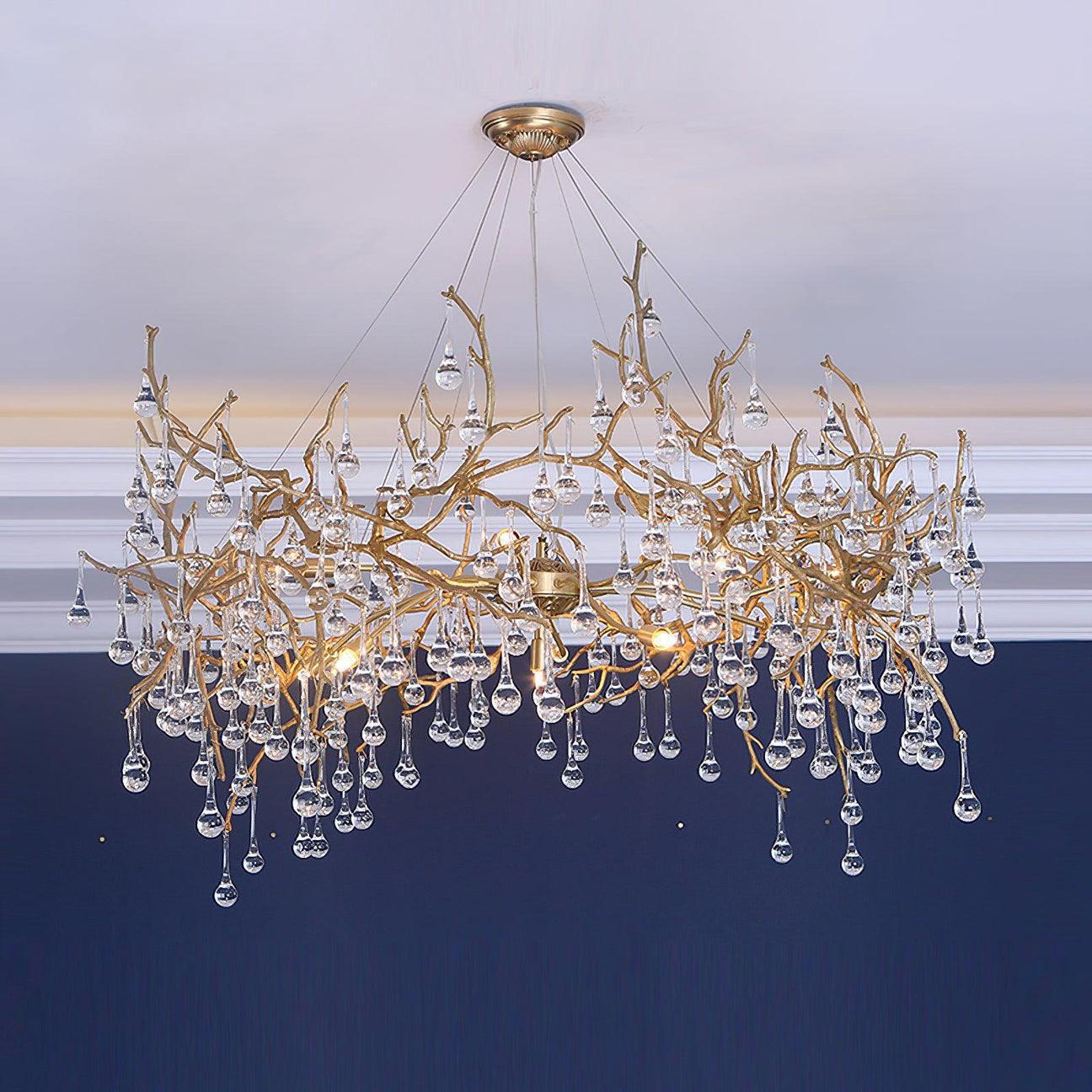 Drios Rain Chandelier - Lightings Menu