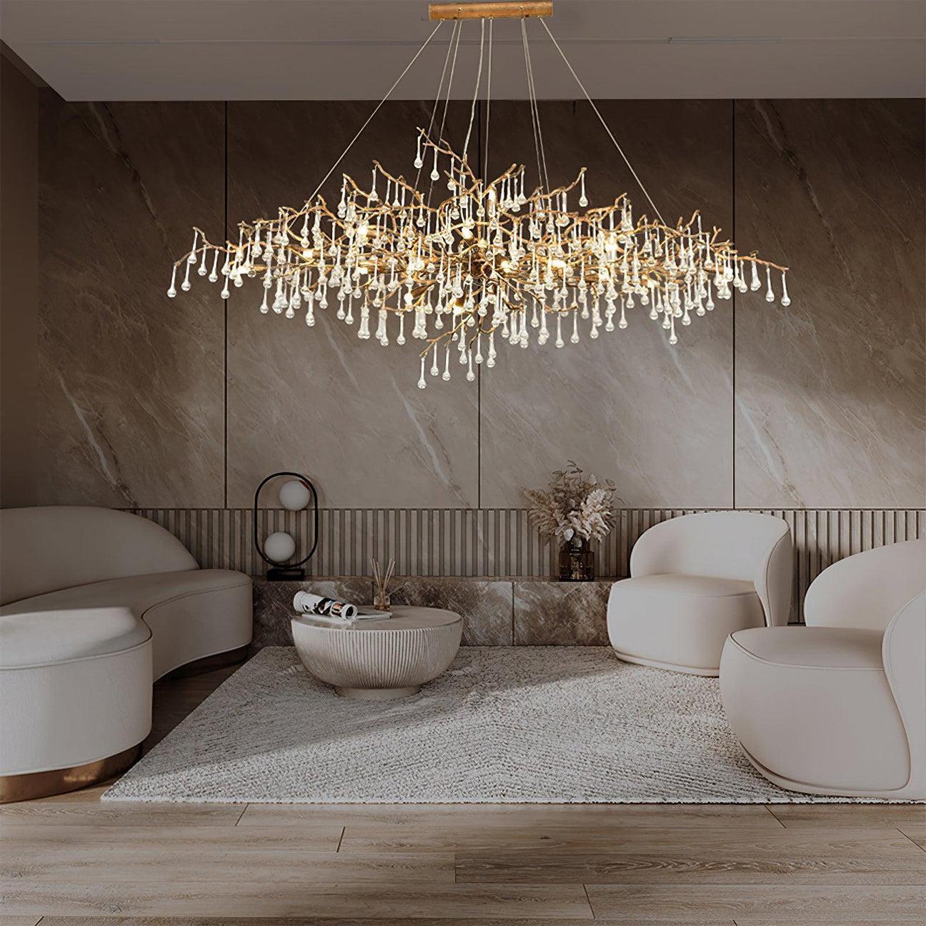 Drios Rain Chandelier - Lightings Menu