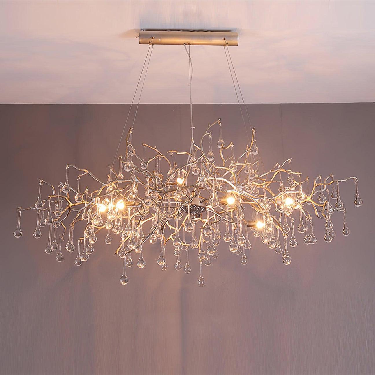 Drios Rain Chandelier - Lightings Menu