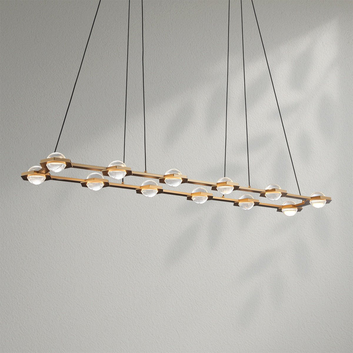 Eclatamt Rectangular Chandelier - Lightings Menu