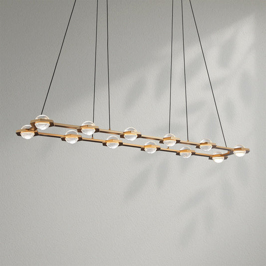 Eclatamt Rectangular Chandelier - Lightings Menu
