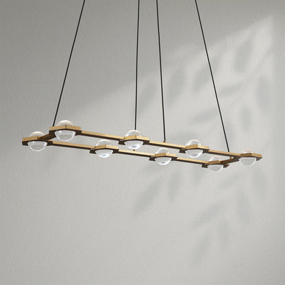 Eclatamt Rectangular Chandelier - Lightings Menu