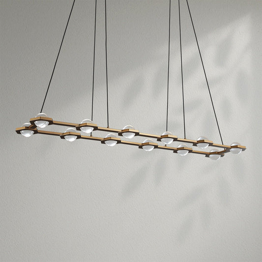 Eclatamt Rectangular Chandelier - Lightings Menu