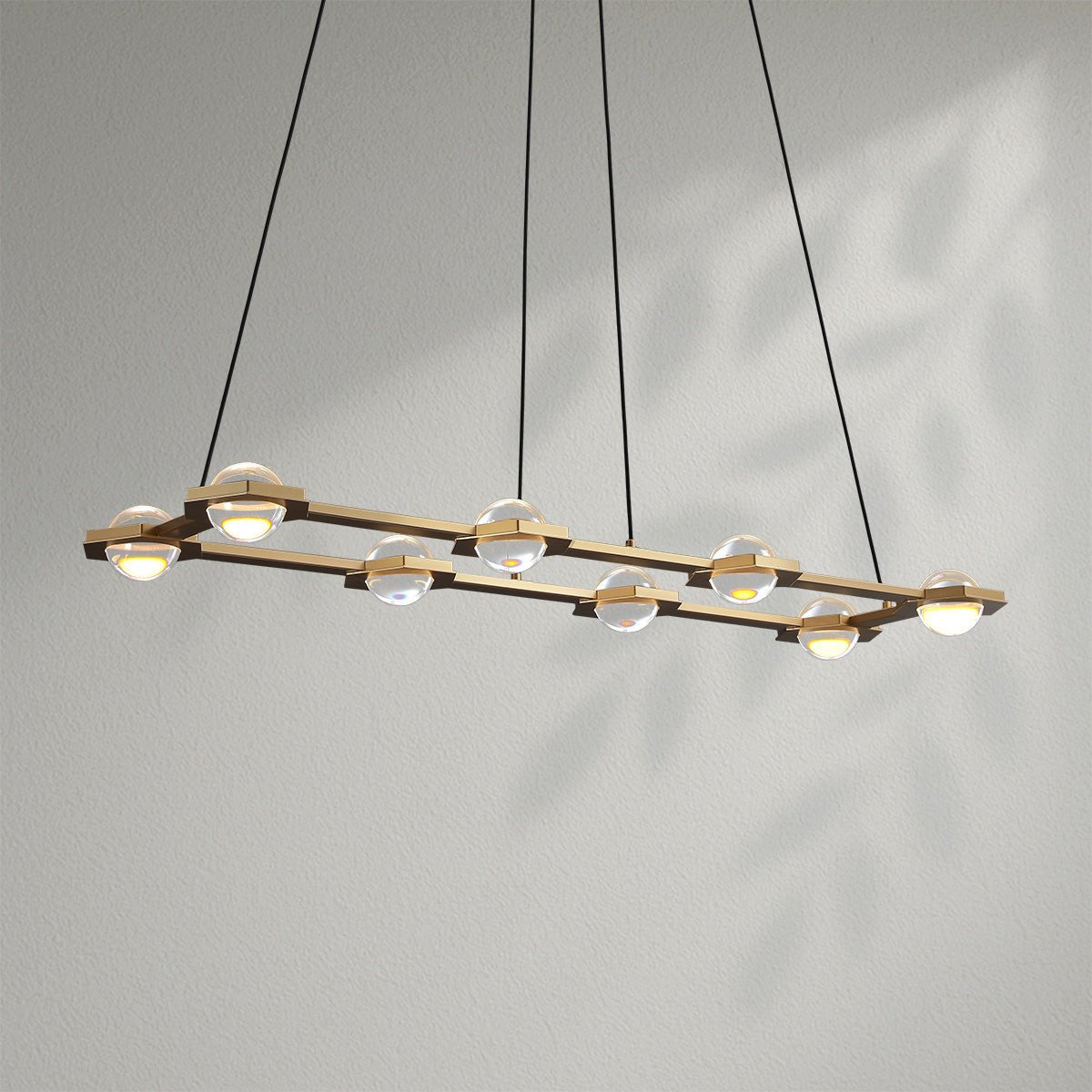 Eclatamt Rectangular Chandelier - Lightings Menu