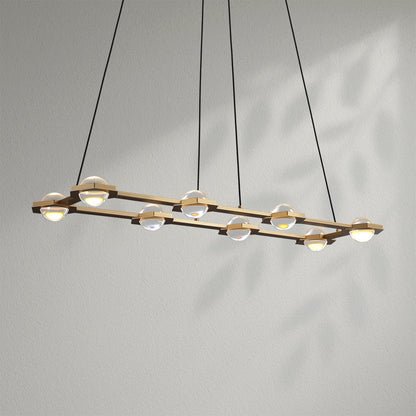 Eclatamt Rectangular Chandelier - Lightings Menu
