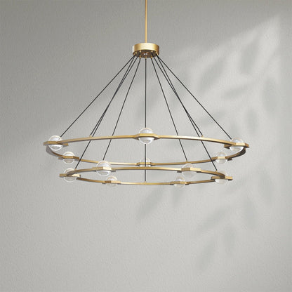 Eclatamt Two - Tier Round Chandelier - Lightings Menu
