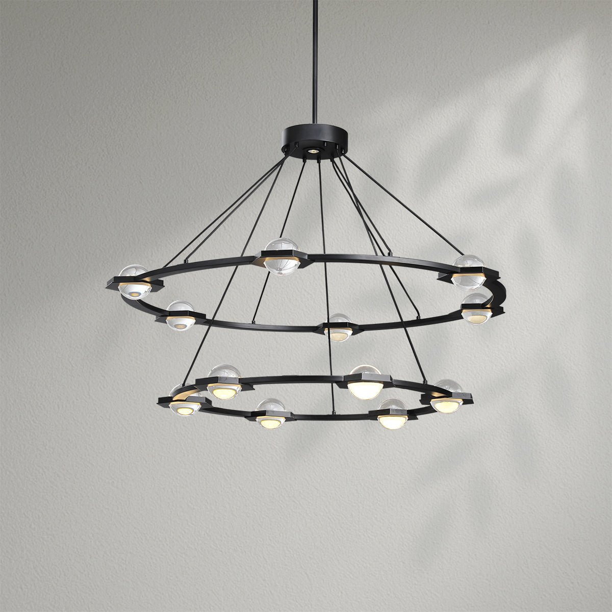 Eclatamt Two - Tier Round Chandelier - Lightings Menu